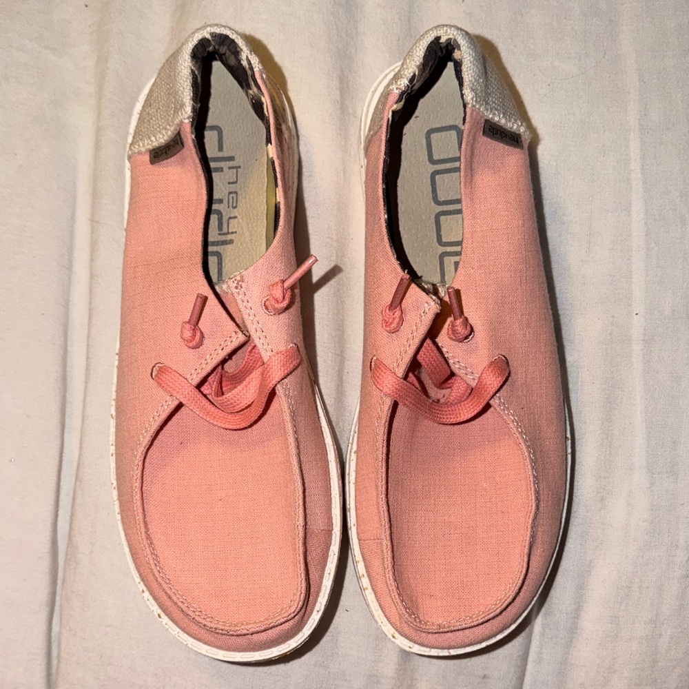 Hey Dude Coral Slip-On Shoes